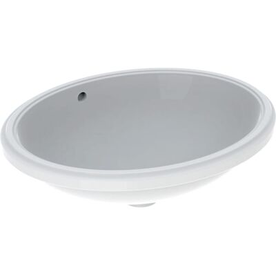 Lavabo encastré ovalé VariForm - 500x400mm - Blanc - Publicité Lavabo encastré ovalé VariForm - 500x400mm - Blanc - Publicité