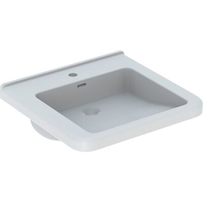 Lavabo Geberit Renova Comfort Carré - Accessible, 55x52.5cm - Publicité Lavabo Geberit Renova Comfort Carré - Accessible, 55x52.5cm - Publicité