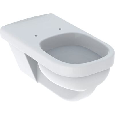 Toilette suspendue Geberit avec KeraTect - Hauteur confortable - Publicité Toilette suspendue Geberit avec KeraTect - Hauteur confortable - Publicité