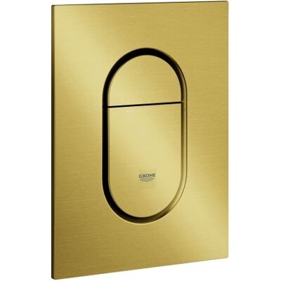 Grohe Arena Plaque d'actionnement Cosmopolitan 37624GN0 brossé cool sunrise, montage vertical - Publicité Grohe Arena Plaque d'actionnement Cosmopolitan 37624GN0 brossé cool sunrise, montage vertical - Publicité