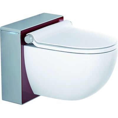 Grohe Sensia IGS Système Complet de Bidet pour WC - Blanc/Rouge - Publicité Grohe Sensia IGS Système Complet de Bidet pour WC - Blanc/Rouge - Publicité