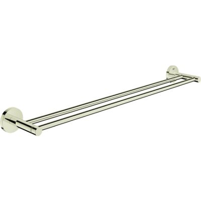 Gant d'essentiel Grohe - Barre à serviettes double - Nickel - 60cm - Fixation murale - Publicité Gant d'essentiel Grohe - Barre à serviettes double - Nickel - 60cm - Fixation murale - Publicité