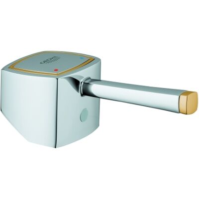 Grohe Modèle 46836IG0 Levier de Robinet Chrome/Or - Robinet - Publicité Grohe Modèle 46836IG0 Levier de Robinet Chrome/Or - Robinet - Publicité