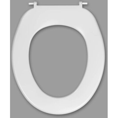 Cuvette WC Basic Haromed - Charnières en inox - 2 points - Sans couvercle - Publicité Cuvette WC Basic Haromed - Charnières en inox - 2 points - Sans couvercle - Publicité