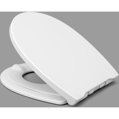 Couvercle de WC Haro Comino SoftClose avec TakeOff - Blanc - Publicité Couvercle de WC Haro Comino SoftClose avec TakeOff - Blanc - Publicité
