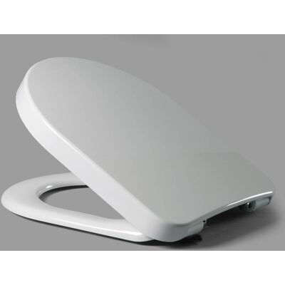 Siège de WC Haro Calla 530814 - Amovible, Charnières en acier inoxydable - Publicité Siège de WC Haro Calla 530814 - Amovible, Charnières en acier inoxydable - Publicité