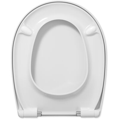 Siège WC Haro Calypso 534379 Ergonomique, SoftClose, Charnières Inox - Publicité Siège WC Haro Calypso 534379 Ergonomique, SoftClose, Charnières Inox - Publicité