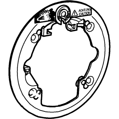 Hansa Rosettenträger - Sans conversion - Fitting Part - Publicité Hansa Rosettenträger - Sans conversion - Fitting Part - Publicité
