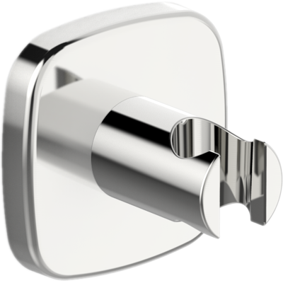 Support de douche HANSALIVING - Chrome - Laiton - Rond - Bord doux - Publicité Support de douche HANSALIVING - Chrome - Laiton - Rond - Bord doux - Publicité