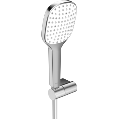 Hansa Hansaactivejet Style - Set de douche, Blanc/Chrome, 108x120 mm - Publicité Hansa Hansaactivejet Style - Set de douche, Blanc/Chrome, 108x120 mm - Publicité