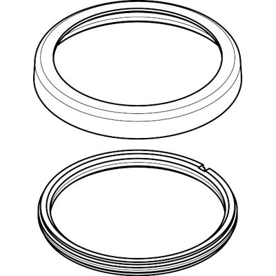 Rosette Hansgrohe Axor Support Douche - Robinet de Baignoire - Publicité Rosette Hansgrohe Axor Support Douche - Robinet de Baignoire - Publicité