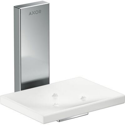 Étagère de salle de bain rectangulaire Hansgrohe AXOR Universal - Montage mural, Verre - Publicité Étagère de salle de bain rectangulaire Hansgrohe AXOR Universal - Montage mural, Verre - Publicité