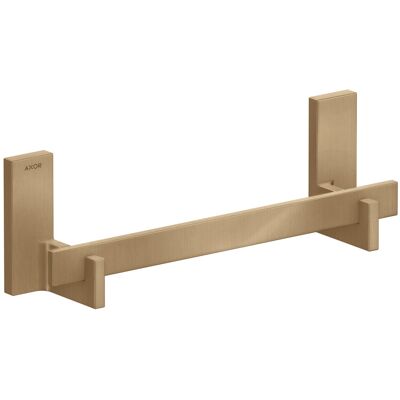 Barre d'appui Universelle Rectangulaire Hansgrohe AXOR - 340mm - Métal - Bronze Brossé - Publicité Barre d'appui Universelle Rectangulaire Hansgrohe AXOR - 340mm - Métal - Bronze Brossé - Publicité