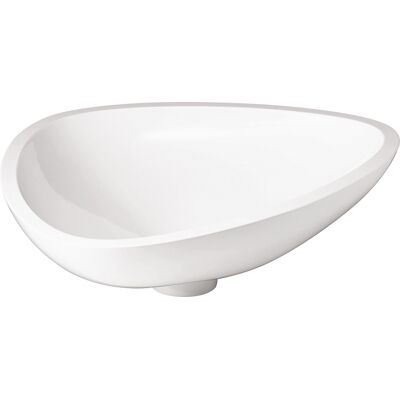 Lavabo AXOR Massaud de Hansgrohe - Mineralguss, Blanc, 570x450mm - Publicité Lavabo AXOR Massaud de Hansgrohe - Mineralguss, Blanc, 570x450mm - Publicité
