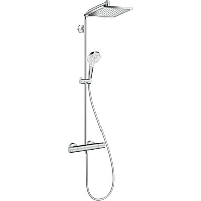 Hansgrohe Crometta E 240 1jet Colonne de douche thermostatique 27271000 24x24 cm, EcoSmart - Publicité Hansgrohe Crometta E 240 1jet Colonne de douche thermostatique 27271000 24x24 cm, EcoSmart - Publicité