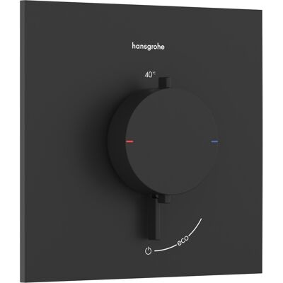 Hansgrohe Ecostat Comfort E Thermostat - Sécurité enfant - 25,4 l/min - Noir - Publicité Hansgrohe Ecostat Comfort E Thermostat - Sécurité enfant - 25,4 l/min - Noir - Publicité