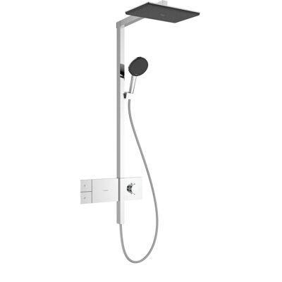 Système de Douche Hansgrohe Raindance Alive Q - EcoSmart, Chrome, 8 l/min - Publicité Système de Douche Hansgrohe Raindance Alive Q - EcoSmart, Chrome, 8 l/min - Publicité