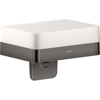 Hansgrohe Distributeur de lotion Axor 42819330 avec étagère, verre, chrome noir poli - Publicité Hansgrohe Distributeur de lotion Axor 42819330 avec étagère, verre, chrome noir poli - Publicité