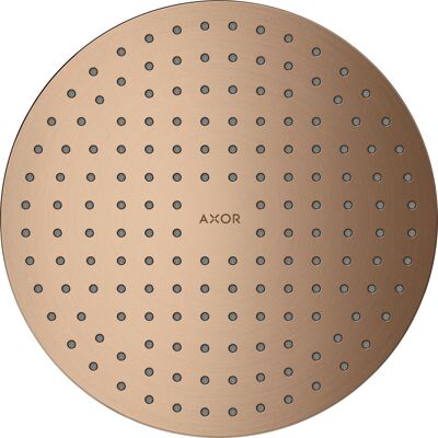 Hansgrohe Axor Showersolutions 250mm Montage au Plafond 2Jet Or Rouge Brossé - Douche de Tête - Publicité Hansgrohe Axor Showersolutions 250mm Montage au Plafond 2Jet Or Rouge Brossé - Douche de Tête - Publicité