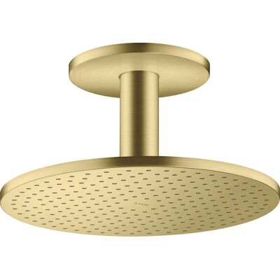Hansgrohe Axor Pomme de Douche - 300mm, Brushed Brass, Montage au Plafond - Pomme de Douche - Publicité Hansgrohe Axor Pomme de Douche - 300mm, Brushed Brass, Montage au Plafond - Pomme de Douche - Publicité