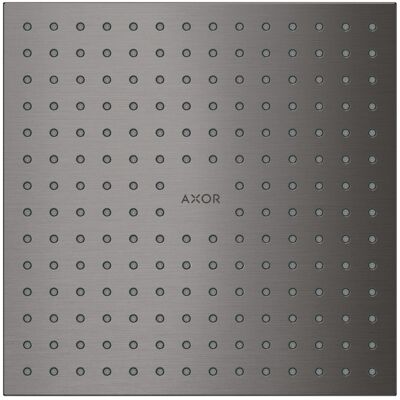 Hansgrohe Axor Douche de tête 250x250mm Chrome noir brossé - Tête de douche - Publicité Hansgrohe Axor Douche de tête 250x250mm Chrome noir brossé - Tête de douche - Publicité