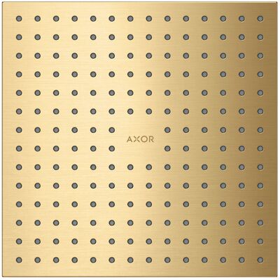 Hansgrohe Axor Tête de douche 250x250 mm - Or brossé - Montage plafond - Publicité Hansgrohe Axor Tête de douche 250x250 mm - Or brossé - Montage plafond - Publicité
