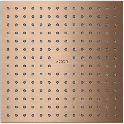 Hansgrohe Axor Douche de tête 250/250 Or rouge brossé - Plafond - Publicité Hansgrohe Axor Douche de tête 250/250 Or rouge brossé - Plafond - Publicité