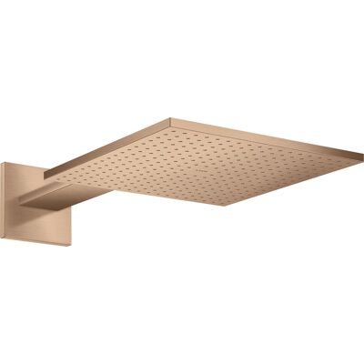 Tête de douche Hansgrohe Axor - 300x300mm - Or rouge brossé - Fixation murale - Publicité Tête de douche Hansgrohe Axor - 300x300mm - Or rouge brossé - Fixation murale - Publicité