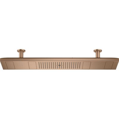 Tête de douche LED Axor ShowerHeaven en plafond - Brushed Red Gold - 1200x300mm - Publicité Tête de douche LED Axor ShowerHeaven en plafond - Brushed Red Gold - 1200x300mm - Publicité
