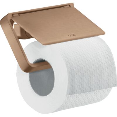 Porte-rouleau de papier AXOR Universal de Hansgrohe - Or Rouge Brossé - Publicité Porte-rouleau de papier AXOR Universal de Hansgrohe - Or Rouge Brossé - Publicité