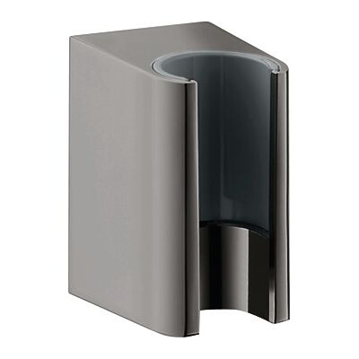 Support de Douche Axor One - Position Fixe - Chrome Noir Poli - Publicité Support de Douche Axor One - Position Fixe - Chrome Noir Poli - Publicité