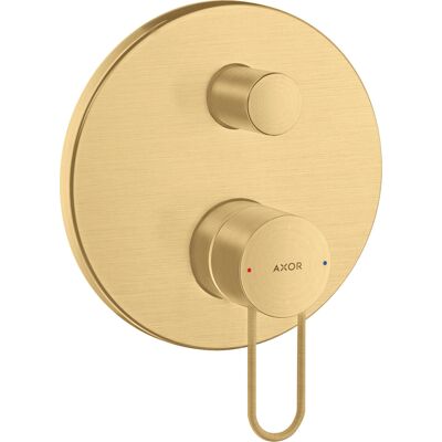 Ensemble de robinet de baignoire Axor Uno Hansgrohe - Or brossé - Publicité Ensemble de robinet de baignoire Axor Uno Hansgrohe - Or brossé - Publicité