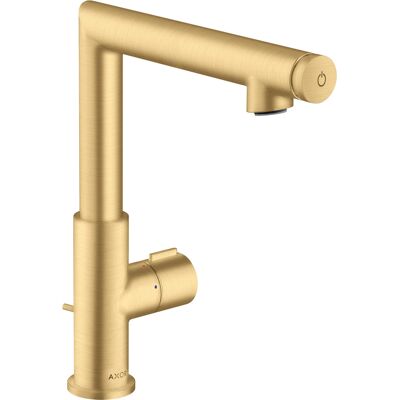 Hansgrohe Axor Uno Select Mitigeur Lavabo - Or brossé - 160mm projection - Publicité Hansgrohe Axor Uno Select Mitigeur Lavabo - Or brossé - 160mm projection - Publicité