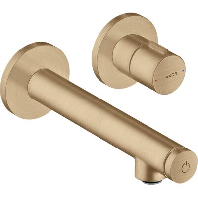 Hansgrohe Axor Uno Mitigeur lavabo mural - 158mm, Bronze brossé - Publicité Hansgrohe Axor Uno Mitigeur lavabo mural - 158mm, Bronze brossé - Publicité