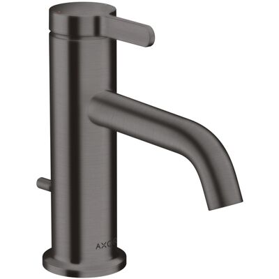 Hansgrohe AXOR One Robinet Noir Chrome Brossé - Haute Pression, 130mm - Publicité Hansgrohe AXOR One Robinet Noir Chrome Brossé - Haute Pression, 130mm - Publicité