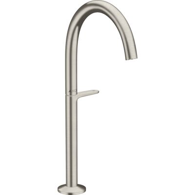 Hansgrohe AXOR One Mitigeur lavabo acier inoxydable - Garniture push-open - Publicité Hansgrohe AXOR One Mitigeur lavabo acier inoxydable - Garniture push-open - Publicité