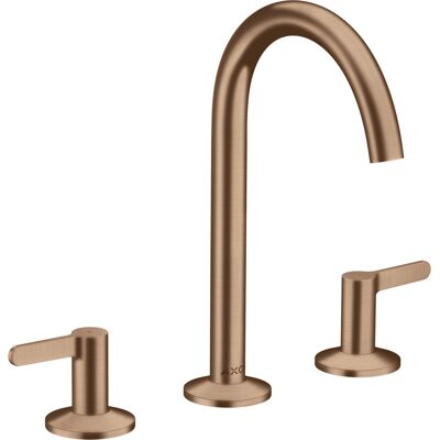 Hansgrohe Axor One Mitigeur 3 trous - Or rouge brossé - Publicité Hansgrohe Axor One Mitigeur 3 trous - Or rouge brossé - Publicité