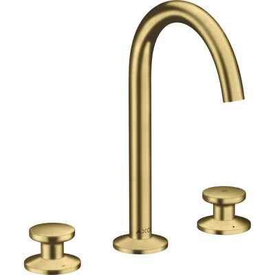 Hansgrohe Axor One Mitigeur - 3 Trous, Drain Push-Open, Projection 140mm - Publicité Hansgrohe Axor One Mitigeur - 3 Trous, Drain Push-Open, Projection 140mm - Publicité