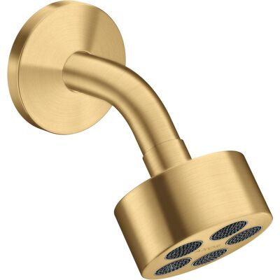 Hansgrohe douche de tête Axor One 48490250 avec bras de douche, optique or brossé - Publicité Hansgrohe douche de tête Axor One 48490250 avec bras de douche, optique or brossé - Publicité