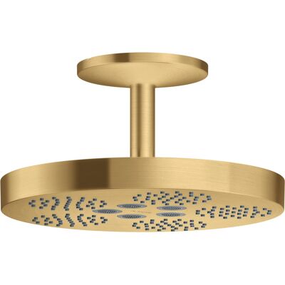 Hansgrohe Axor One Tête de Douche - 280mm, Or Brossé, PowderRain & Rain - Tête de Douche - Publicité Hansgrohe Axor One Tête de Douche - 280mm, Or Brossé, PowderRain & Rain - Tête de Douche - Publicité