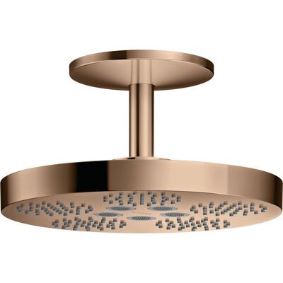 Hansgrohe Axor One Douchette - 280mm, 2 Jets, Or Rouge Poli - Publicité Hansgrohe Axor One Douchette - 280mm, 2 Jets, Or Rouge Poli - Publicité