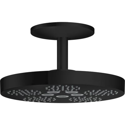 Tête de Douche Axor One 280 - Noir Mat - 2 Types de Jet - Publicité Tête de Douche Axor One 280 - Noir Mat - 2 Types de Jet - Publicité