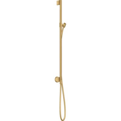 Hansgrohe barre de douche Axor One 48792250 avec raccordement mural, flexible de douche 1600 mm, optique or brossé - Publicité Hansgrohe barre de douche Axor One 48792250 avec raccordement mural, flexible de douche 1600 mm, optique or brossé - Publicité