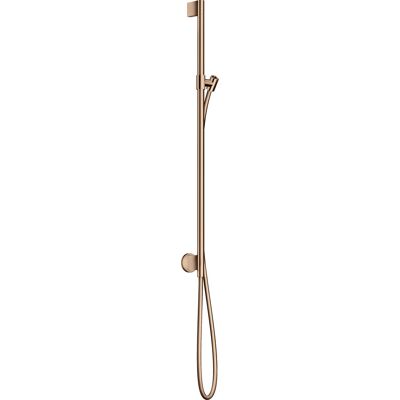 Hansgrohe barre de douche Axor One 48792300 avec raccordement mural, flexible de douche 1600 mm, or rouge poli - Publicité Hansgrohe barre de douche Axor One 48792300 avec raccordement mural, flexible de douche 1600 mm, or rouge poli - Publicité