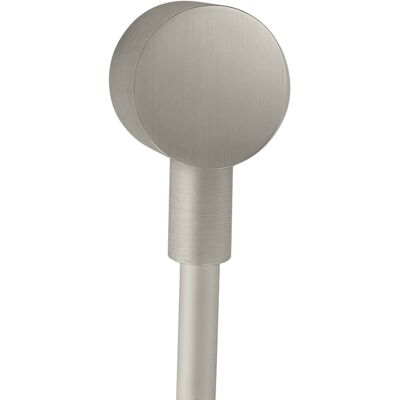 Raccord de douche rond en acier inoxydable Hansgrohe Axor - Clapet anti-retour - Publicité Raccord de douche rond en acier inoxydable Hansgrohe Axor - Clapet anti-retour - Publicité