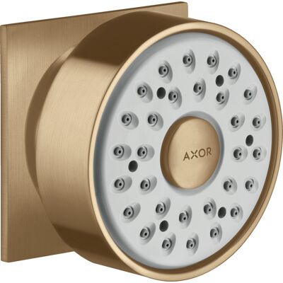 Tête de douche latérale Hansgrohe Axor - Pluie, Carré - G ½ - Publicité Tête de douche latérale Hansgrohe Axor - Pluie, Carré - G ½ - Publicité