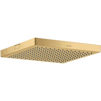 Tête de douche Hansgrohe Axor Starck - RainAir - Or brossé - 240x240mm - Publicité Tête de douche Hansgrohe Axor Starck - RainAir - Or brossé - 240x240mm - Publicité