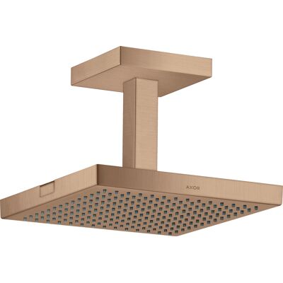 Hansgrohe Or Rose Foncé Mat Tête de douche 240x240mm RainAir Montage plafond - Publicité Hansgrohe Or Rose Foncé Mat Tête de douche 240x240mm RainAir Montage plafond - Publicité
