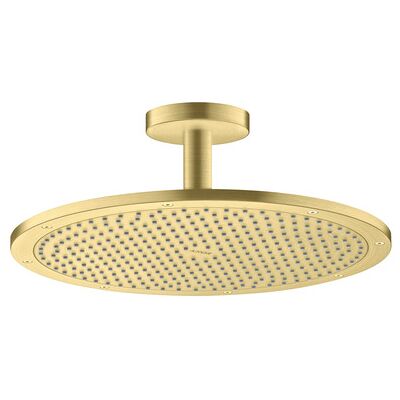 Tête de douche Axor Hansgrohe - 350mm PowderRain - Laiton brossé - Publicité Tête de douche Axor Hansgrohe - 350mm PowderRain - Laiton brossé - Publicité