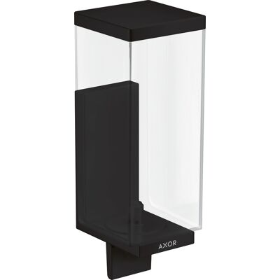 Distributeur de savon AXOR Universal Hansgrohe - Rectangulaire, 600 ml, noir mat - Publicité Distributeur de savon AXOR Universal Hansgrohe - Rectangulaire, 600 ml, noir mat - Publicité